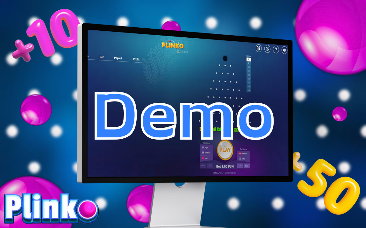 Plinko ha la sua versione demo